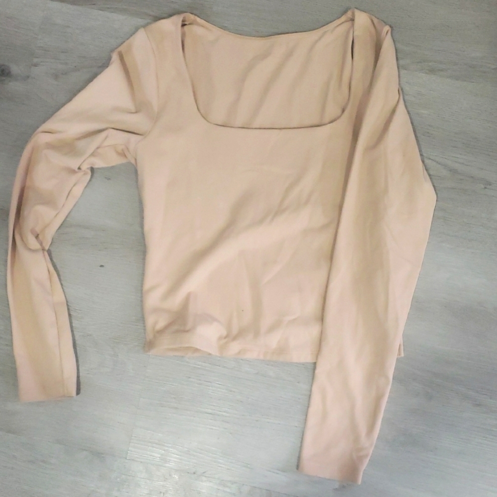 Abercrombie Women's Cream Top Medium